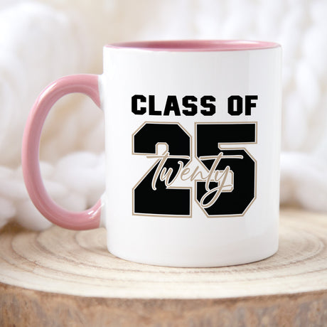 Graduation mug for Class of 2025, coffee cup gift idea for high school or college graduates, unisex gift for him or her.