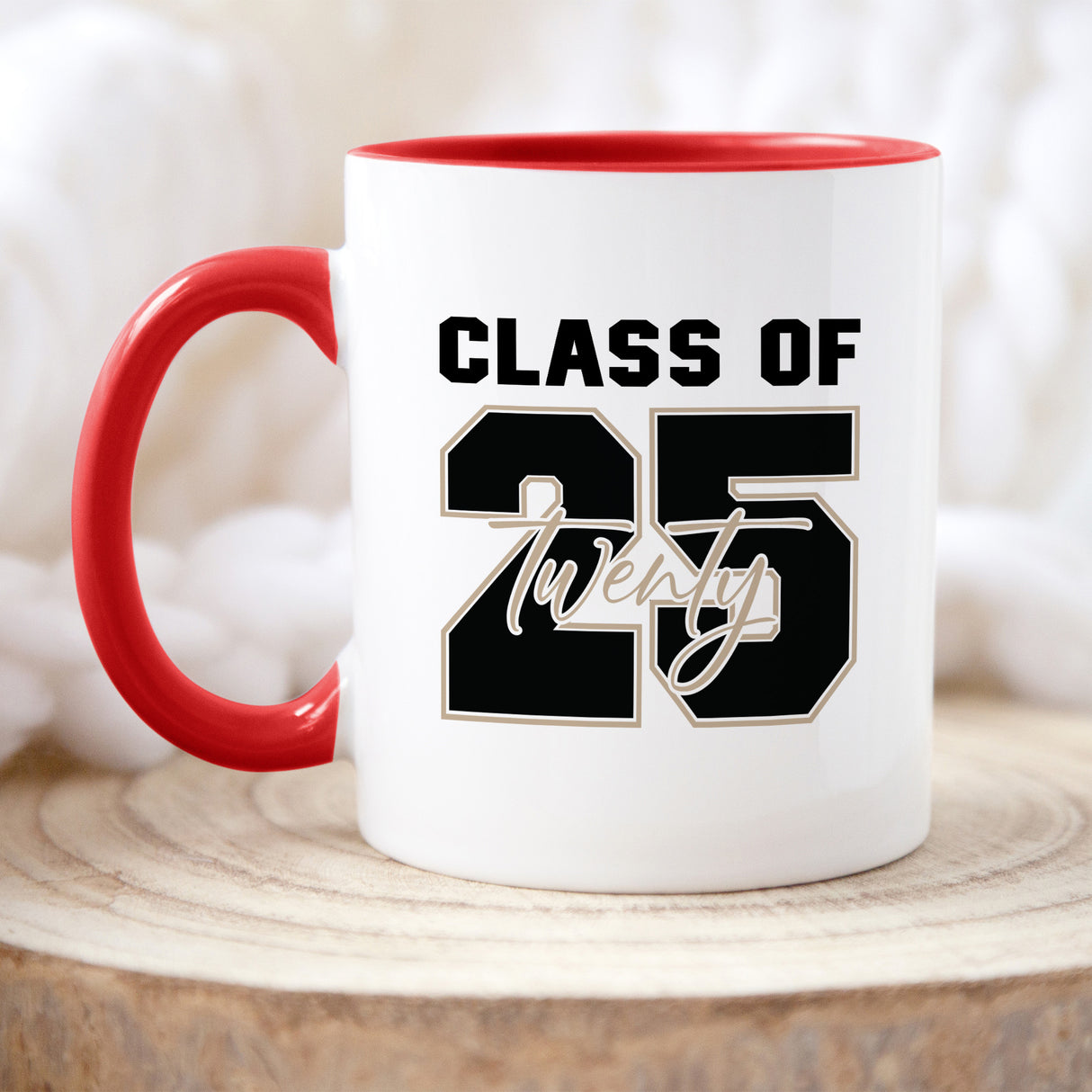 Coffee mug gift for Class of 2025 graduate, thoughtful present for senior students, great for both men and women.