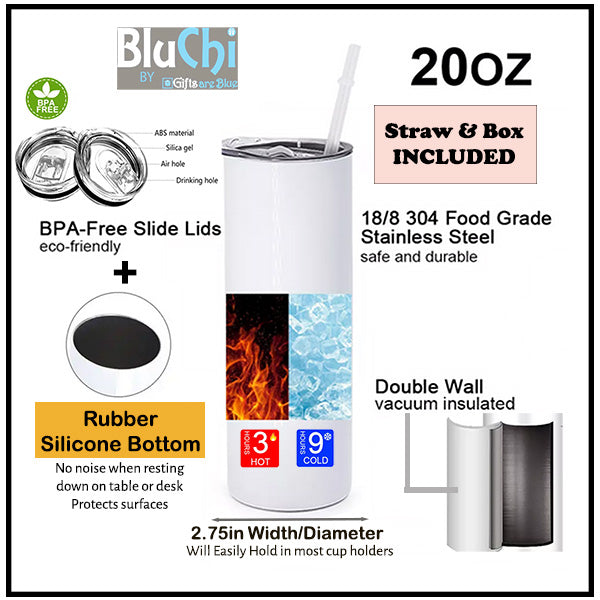 Custom Logo Tumbler for Small Businesses and Corporate Swag with Lid and Straw