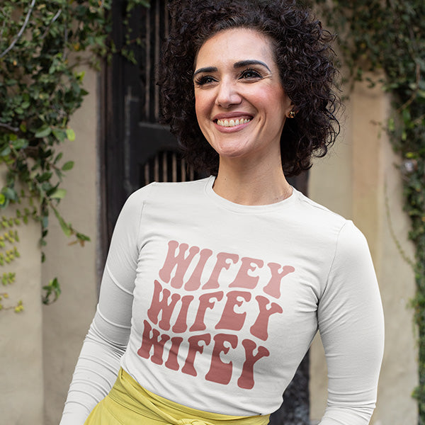 Personalized Wifey T-shirt Sweatshirt & Hoodie