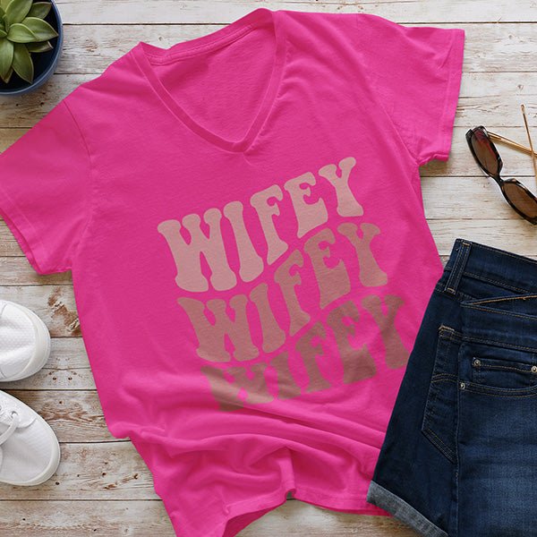 Personalized Wifey T-shirt Sweatshirt & Hoodie - Gifts Are Blue