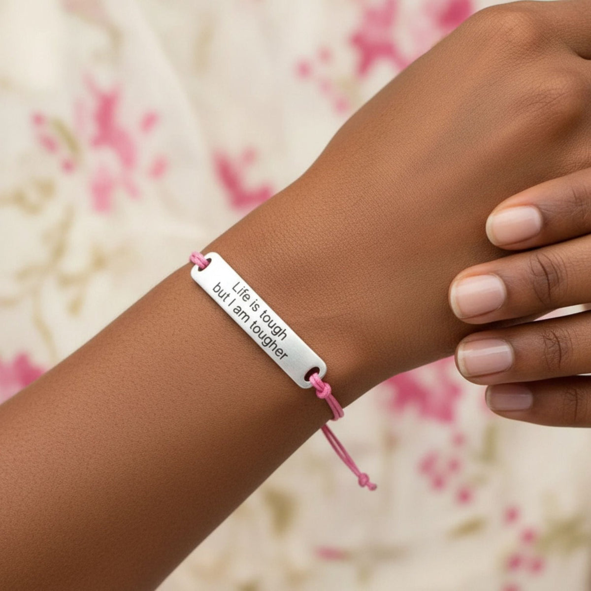 Bandz Breast Cancer Awareness Bracelet - Gifts Are Blue