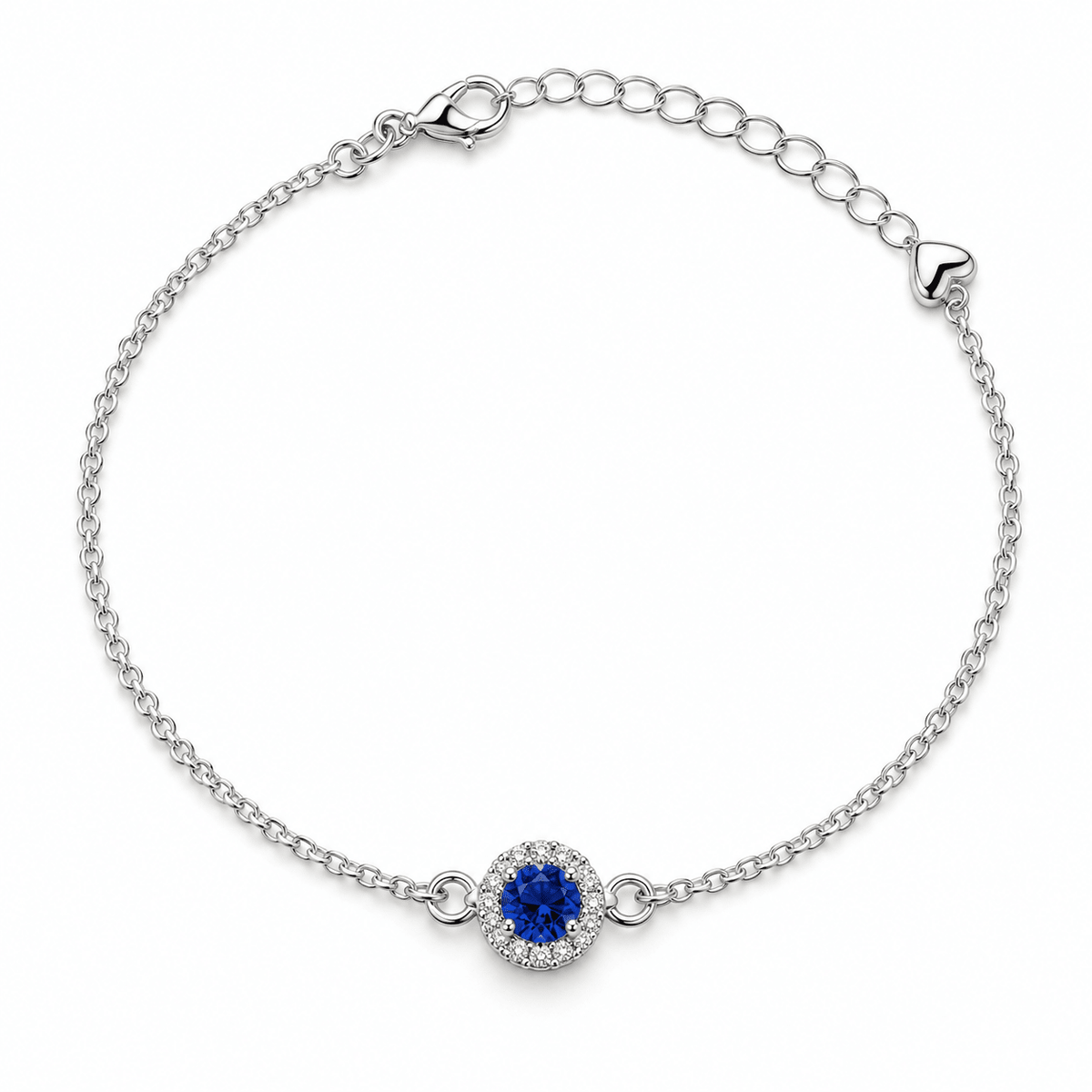 Elegant 925 Sterling Silver Blue Anklet Foot Chain - Gifts Are Blue