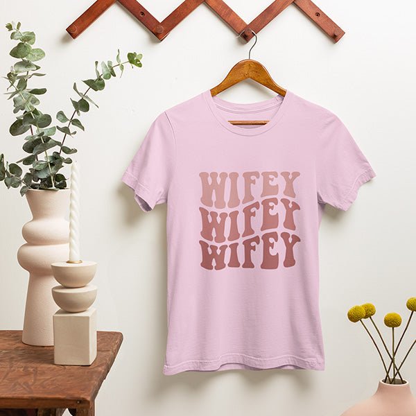 Personalized Wifey T-shirt Sweatshirt & Hoodie - Gifts Are Blue