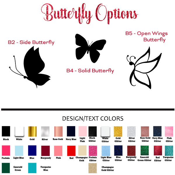 Bella Template Personalized Robes with Name and Butterfly Design for All Occasions
