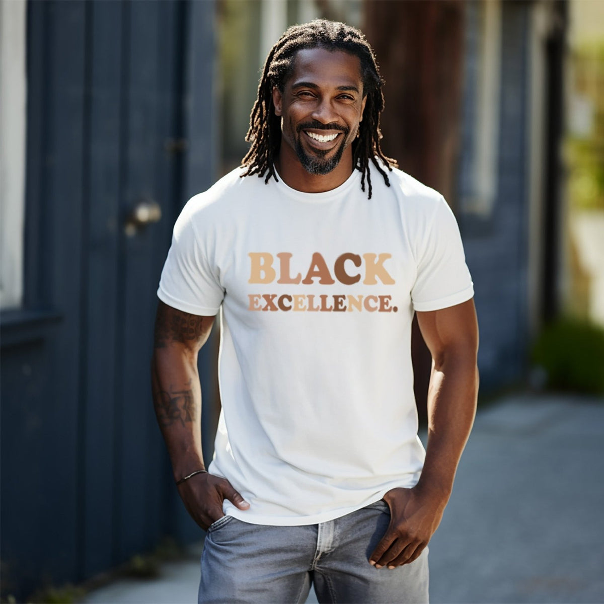 Educated Motivated Elevated Melanated Shirts and Hoodies for Black History Month - Gifts Are Blue