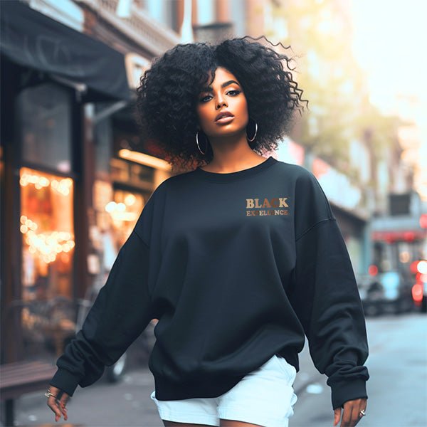 Educated Motivated Elevated Melanated Shirts and Hoodies for Black History Month - Gifts Are Blue