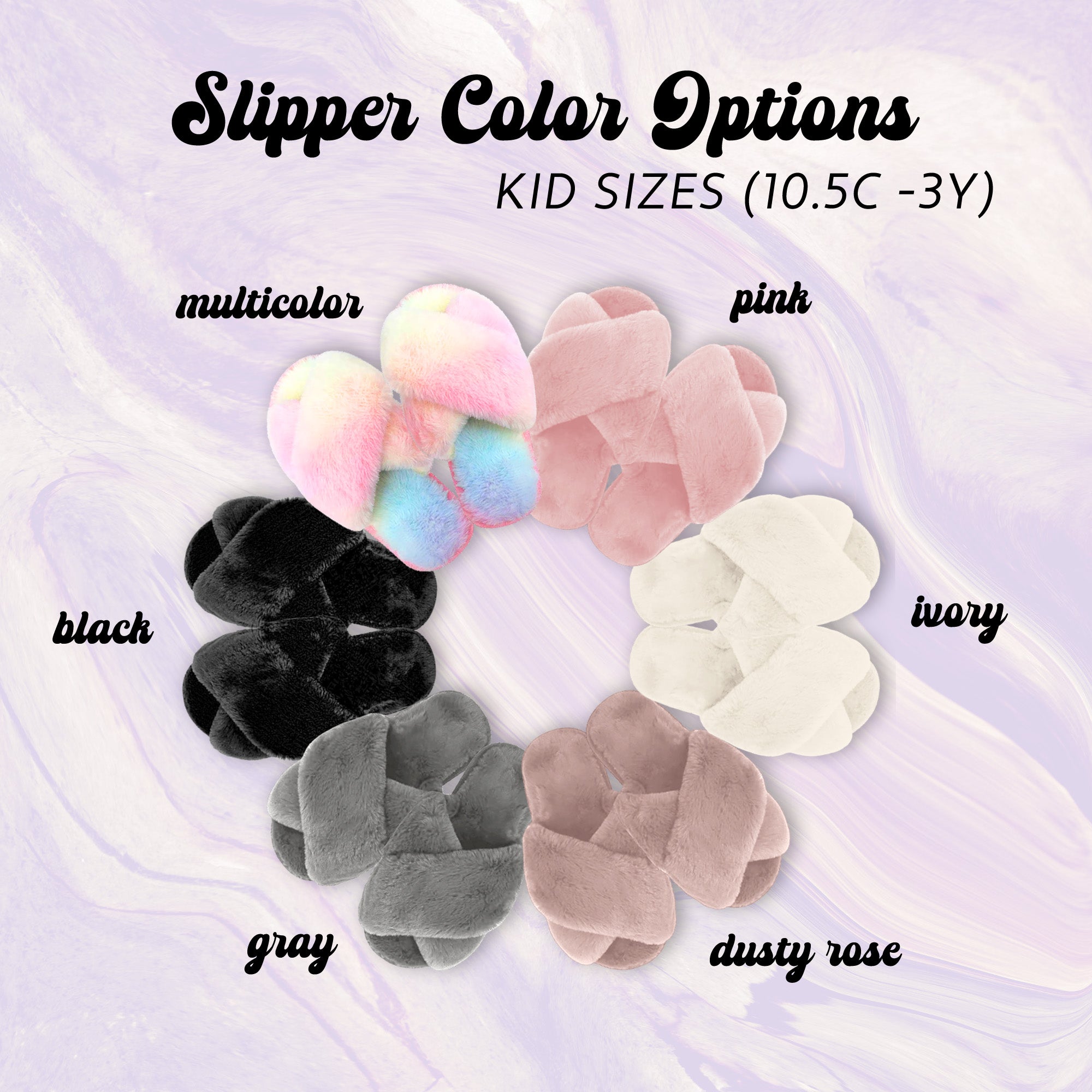 Personalized Fluffy Birthday Slippers for Birthday Girl and Squad, Custom Birthday Gift