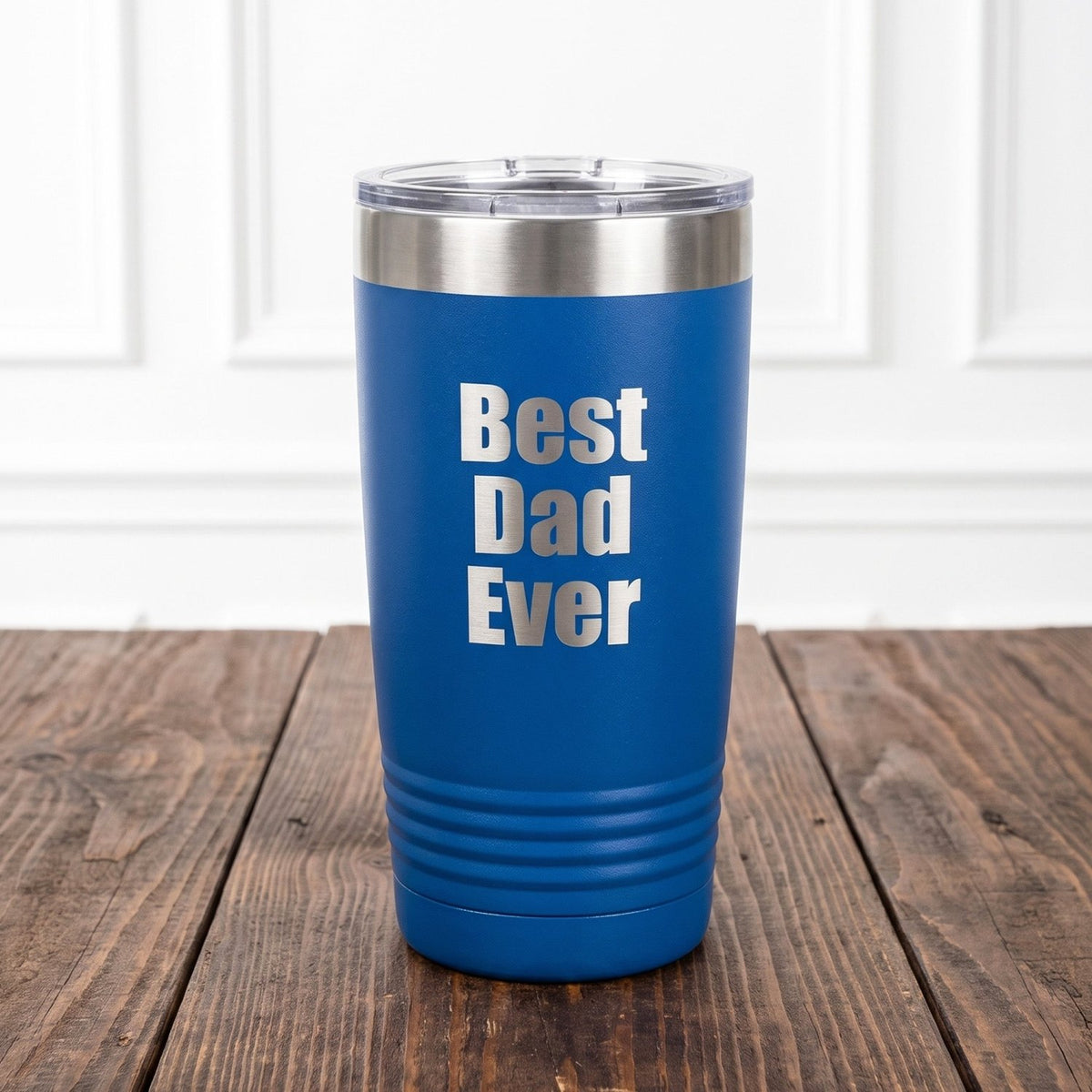 Best Dad Ever Engraved 20oz Polar Camel Tumbler with Gift Box - Gifts Are Blue