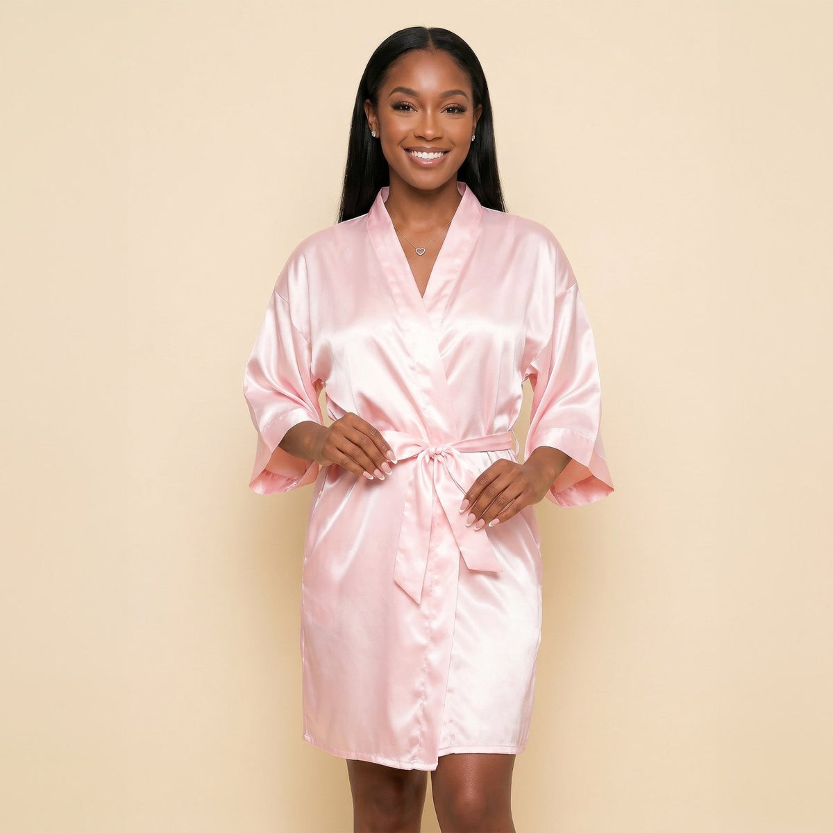 Womens Satin Robes, Sizes Small - 5XL - Gifts Are Blue