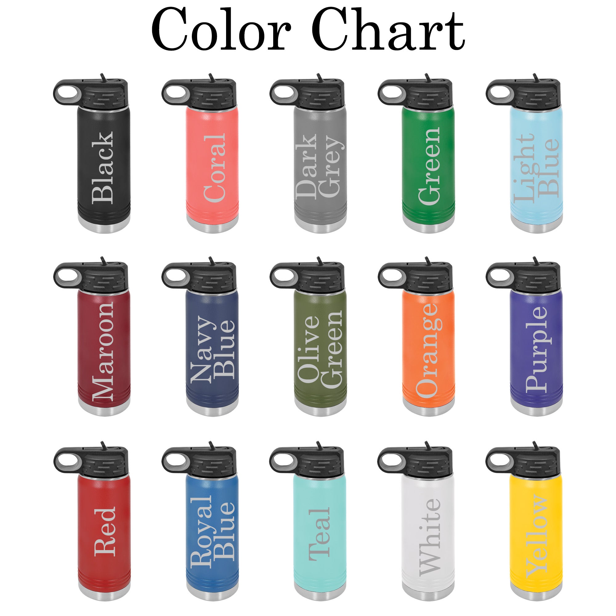 Football Number and Last Name Personalized Water Bottle for Teen Boys