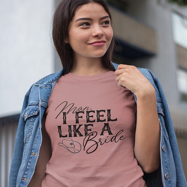 Cowgirl Bride & Bridesmaid Shirts for Western Bachelorette Party - Gifts Are Blue