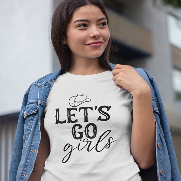Cowgirl Bride & Bridesmaid Shirts for Western Bachelorette Party - Gifts Are Blue