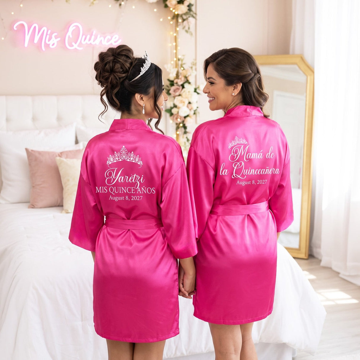 Classic Princess Quinceanera Robe Personalized, Quince Gift - Gifts Are Blue