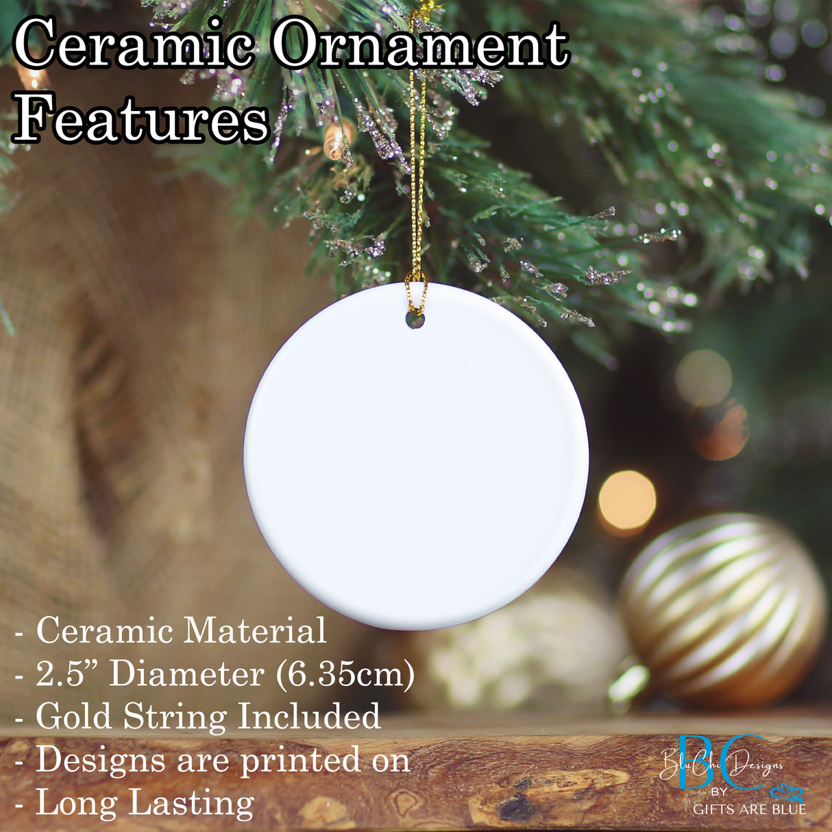 Red and Gold Initial Personalized Christmas Ornaments with Names, Set of 2, 4, 6, 8 and 10