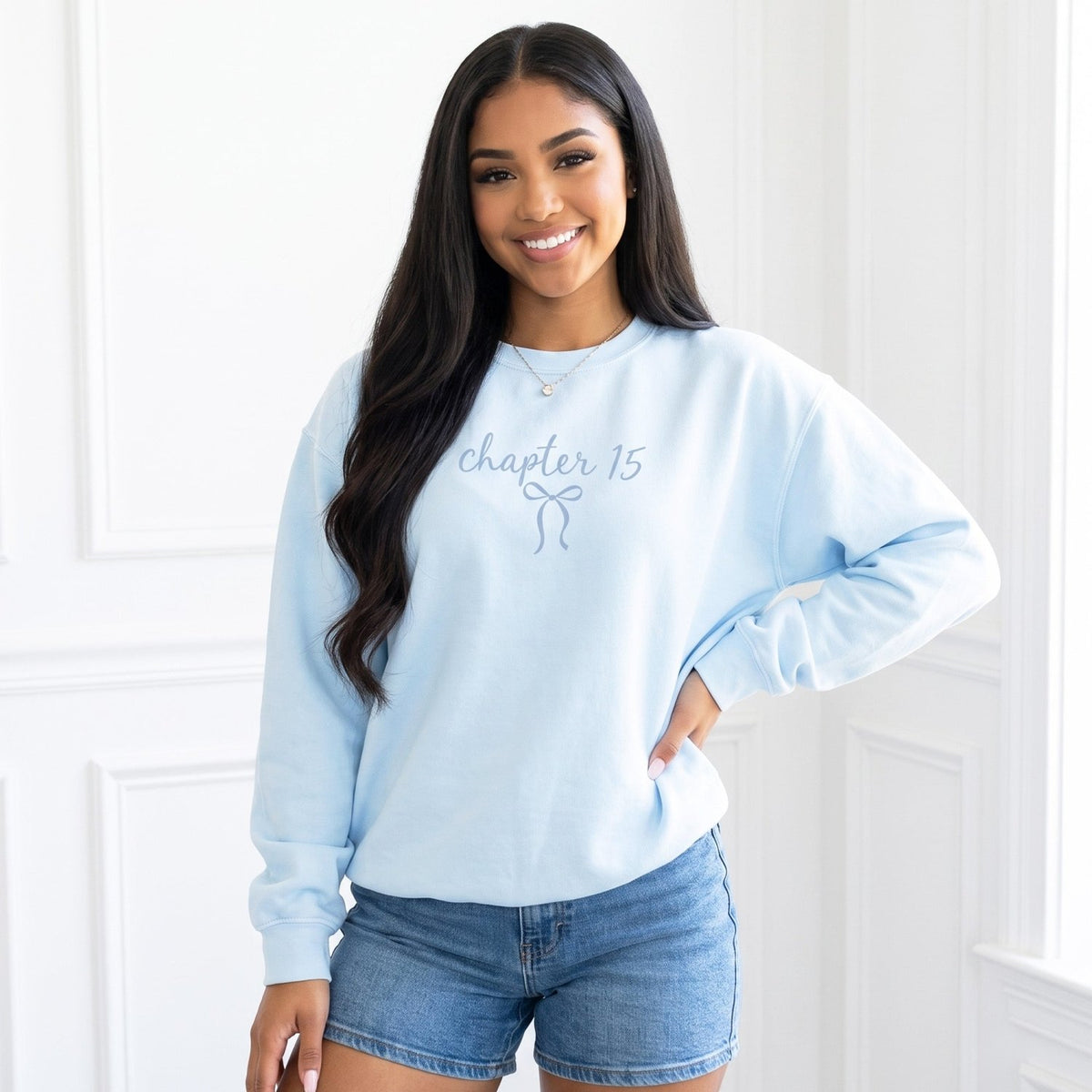 Chapter 15 Coquette Comfort Colors Sweatshirt for Her - Gifts Are Blue