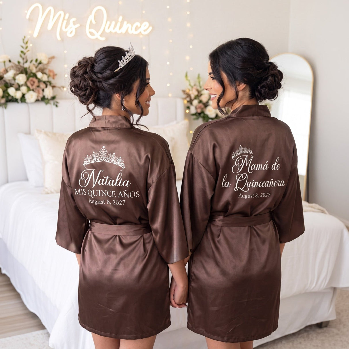 Classic Princess Quinceanera Robe Personalized, Quince Gift - Gifts Are Blue