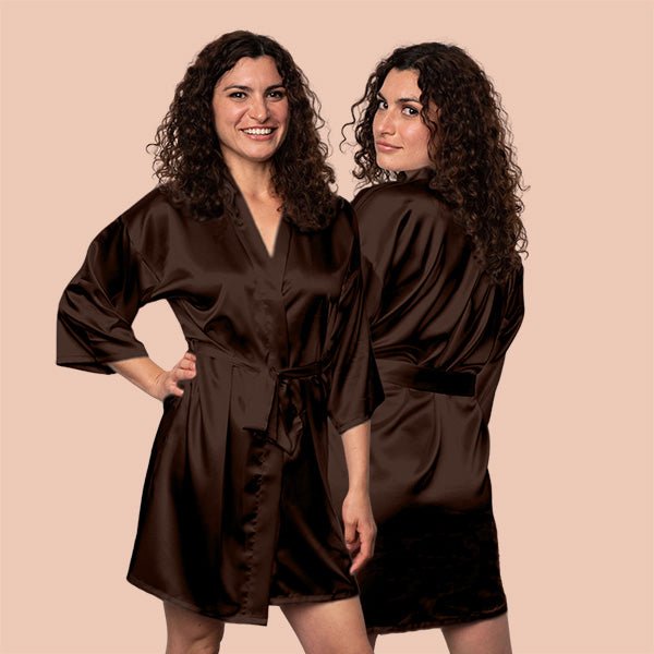 Heart Template Personalized Getting Ready Robes for Women and Girls - Gifts Are Blue