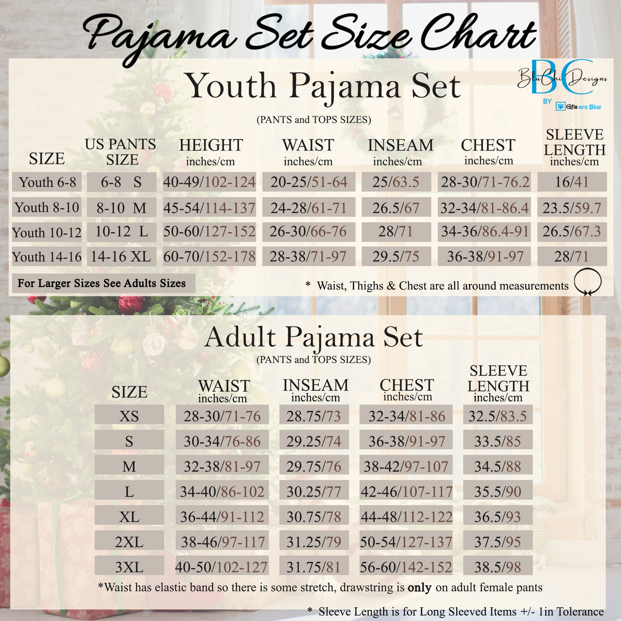 Classic Matching Family Christmas Pajamas Set for Kids and Adults