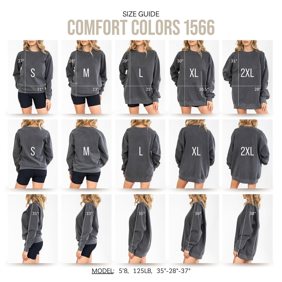Simple Custom Comfort Colors Bridal Party Sweatshirts, Personalized Bride and Bridesmaid Shirts - Gifts Are Blue