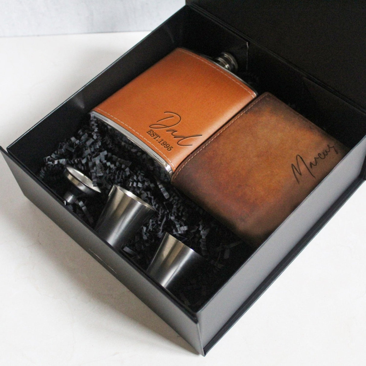 Birthday bundle for men that doubles as a Father’s Day or Christmas gift, featuring thoughtful personalization.