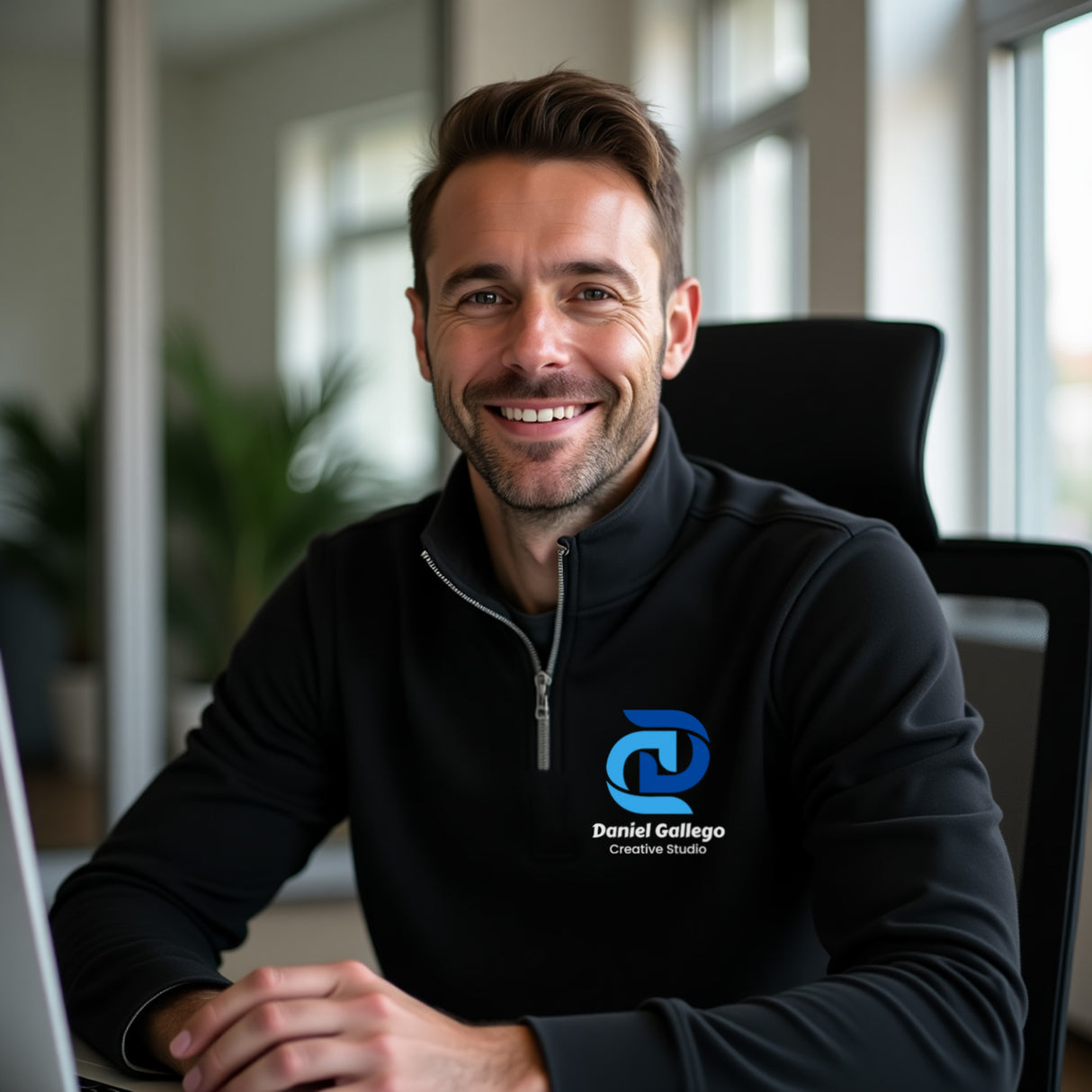 Small business owner gift idea. Corporate logo apparel gifts.