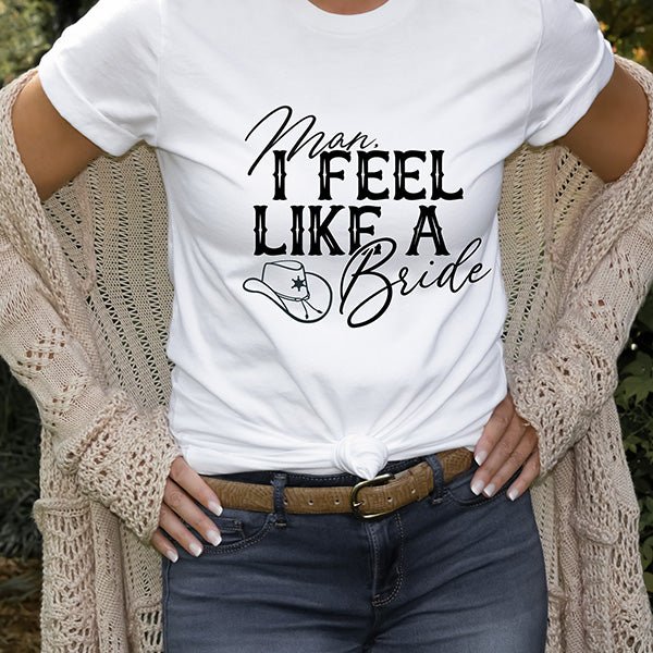 Cowgirl Bride & Bridesmaid Shirts for Western Bachelorette Party - Gifts Are Blue
