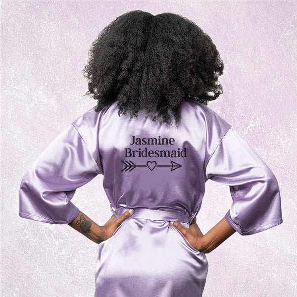 Cupid Template Personalized Robes with Flourish Design for All Occasions - Gifts Are Blue