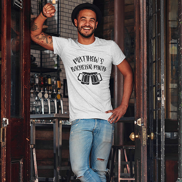 Bachelor Party Beer Shirt for Groom's Party
