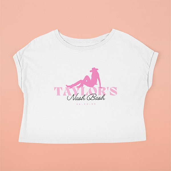 Personalized Bridesmaid Shirt for Bachelorette Party with Custom Name Date & Logo - Gifts Are Blue