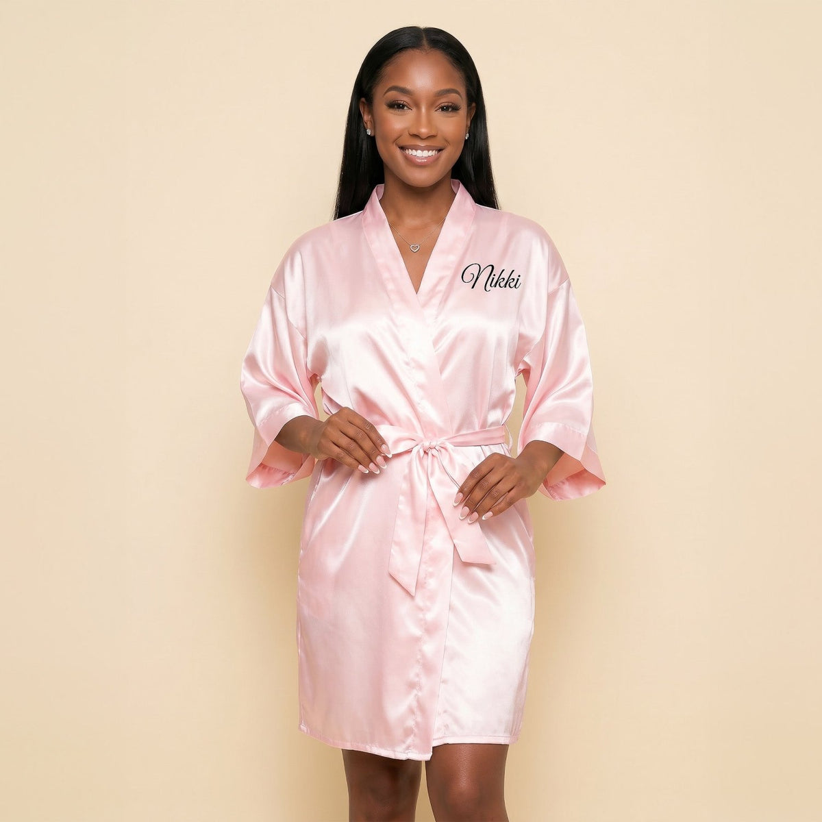 Personalized Blush Pink Robes for Women and Girls - Gifts Are Blue