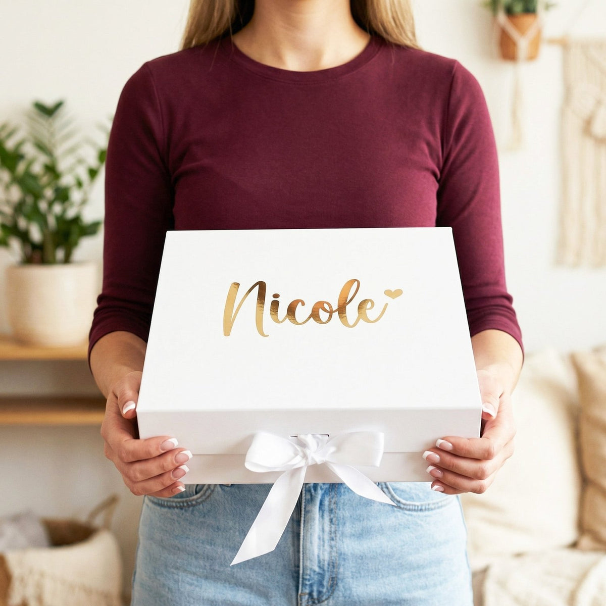 Lovely Bundle Set - Personalized Gift Box for Mom - Gifts Are Blue