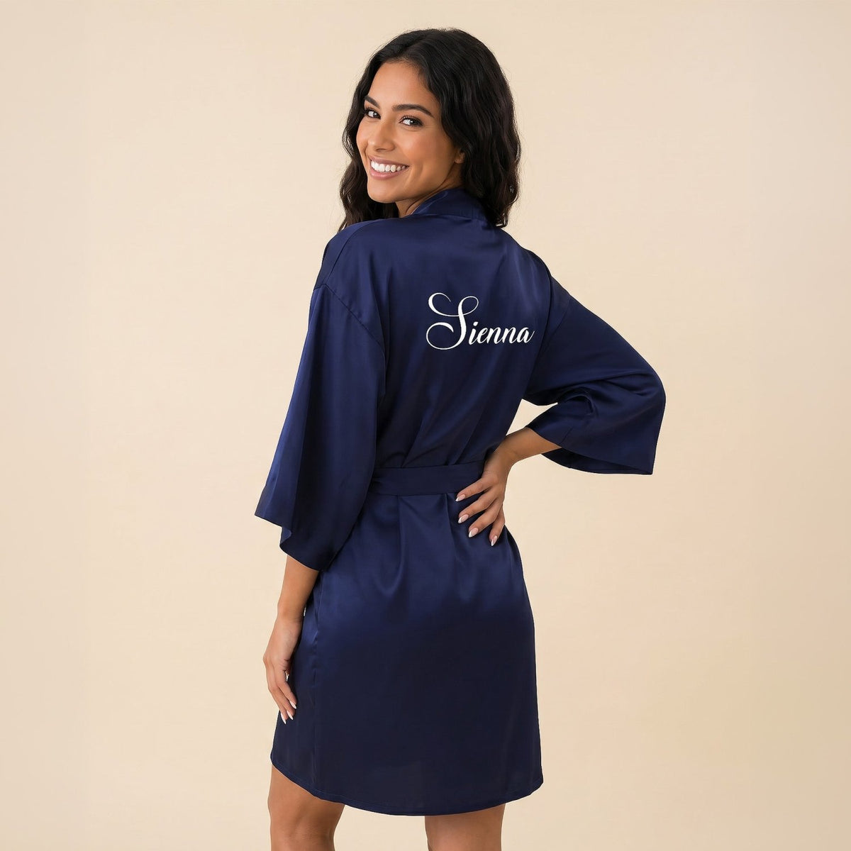 Personalized Navy Blue Robes for Women and Girls - Gifts Are Blue