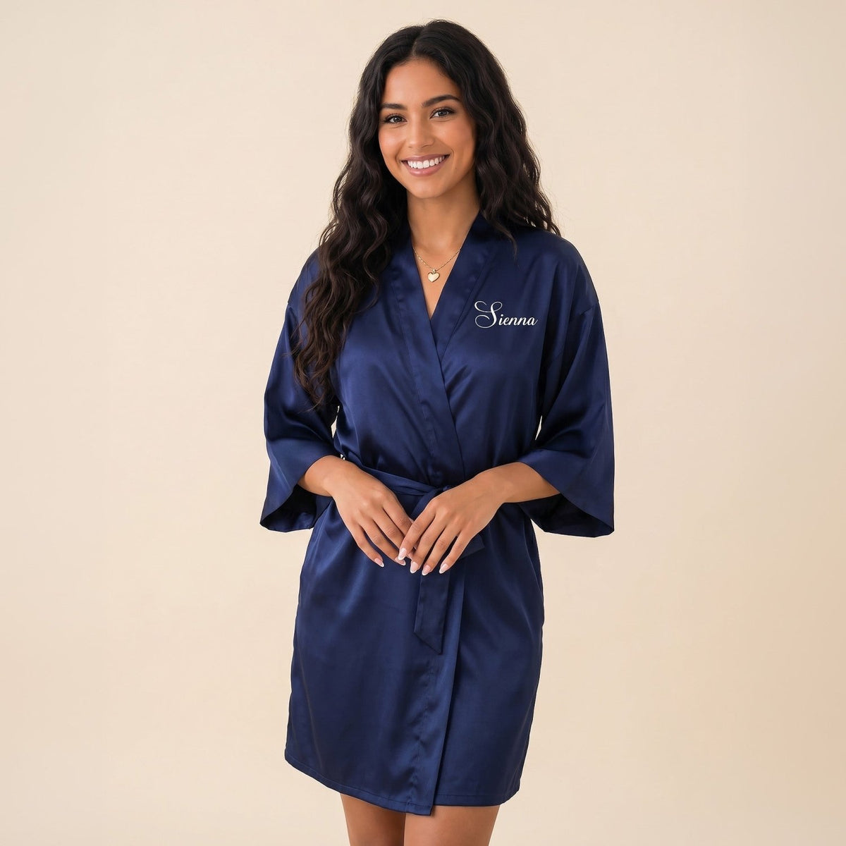 Personalized Navy Blue Robes for Women and Girls - Gifts Are Blue