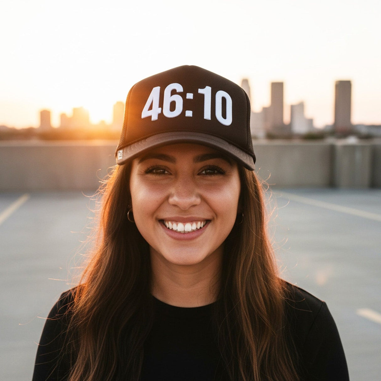 Bible Verse Trucker Hat with Puff Vinyl for Teens, Women and Men - Gifts Are Blue