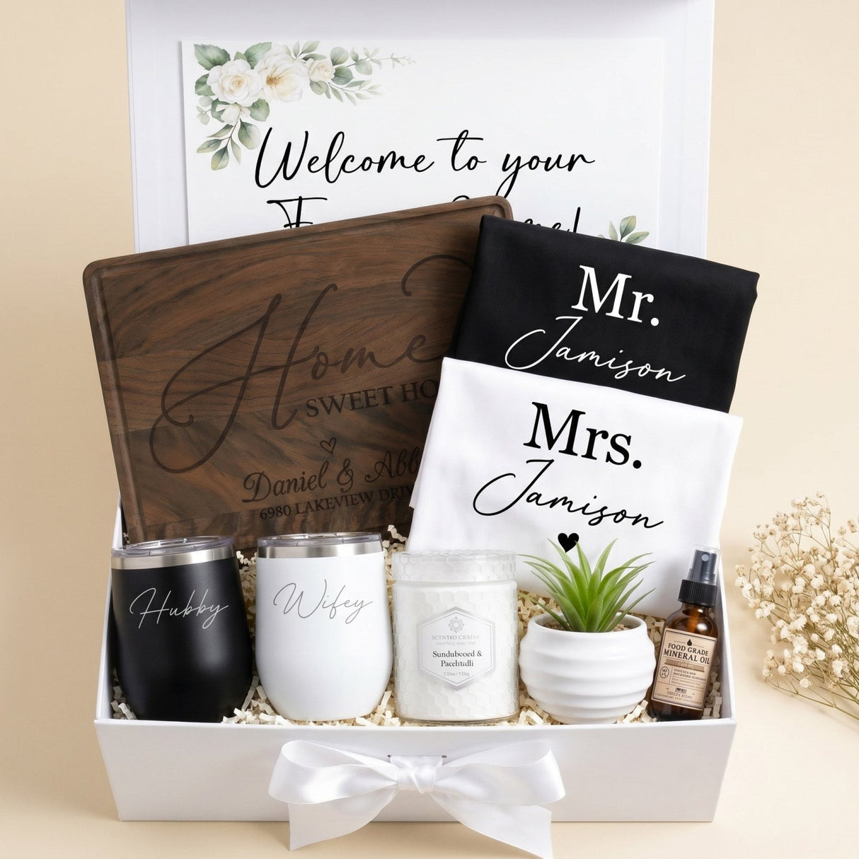 Happily Homemade Gift Box for Couples - Home Sweet Home Edition - Gifts Are Blue
