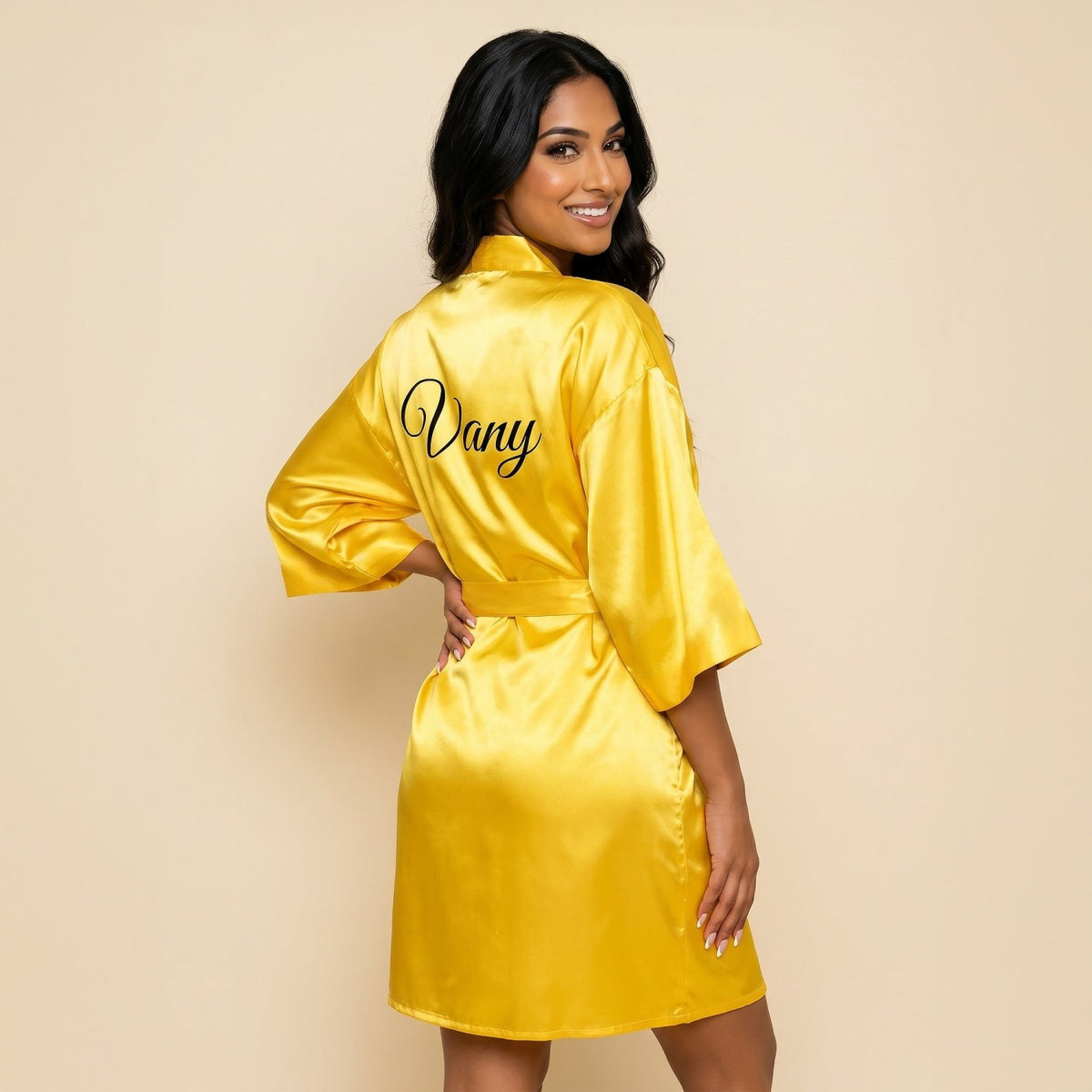Personalized Yellow Gold Robes for Women and Girls - Gifts Are Blue