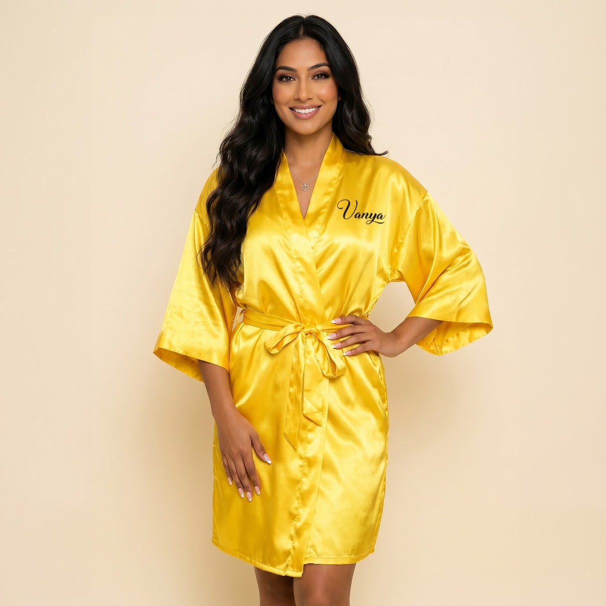Personalized Yellow Gold Robes for Women and Girls - Gifts Are Blue