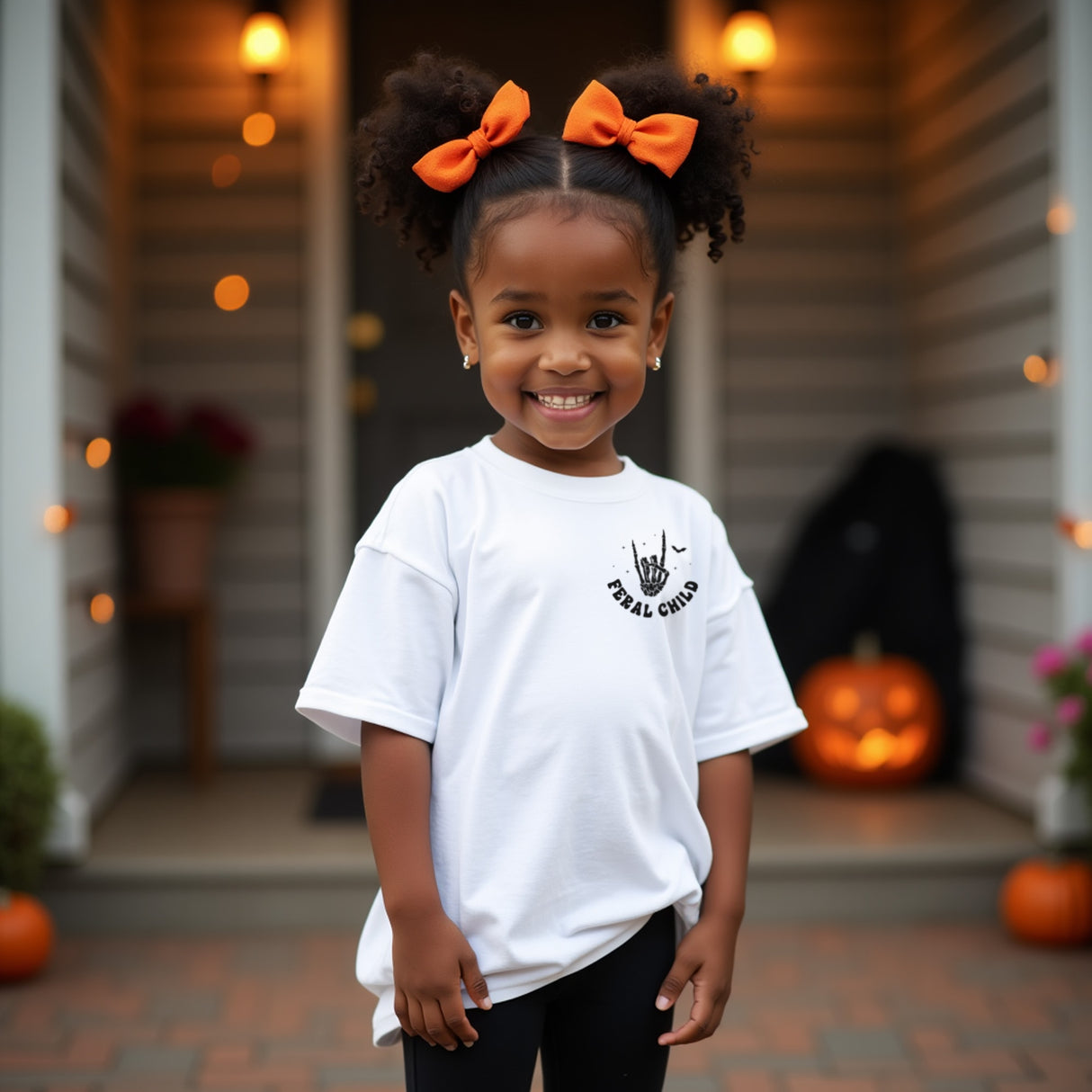 Somebody's Feral Child Shirt for Kids and Teens, Funny Halloween Shirts