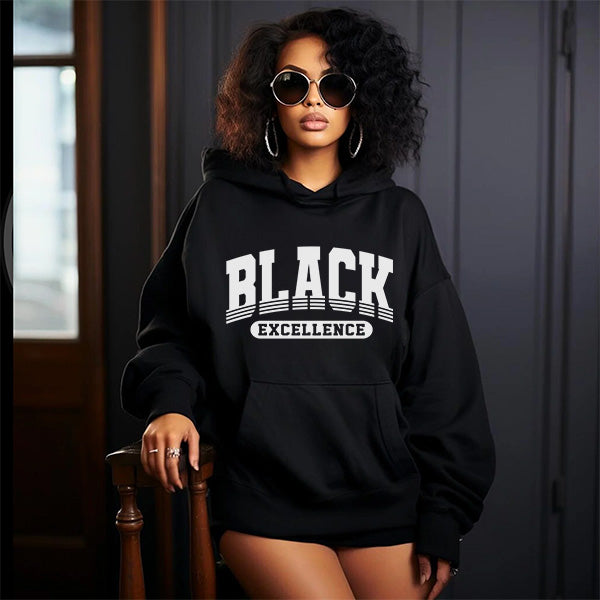 Simple Black Excellence Shirts and Hoodies for Men Women and Kids
