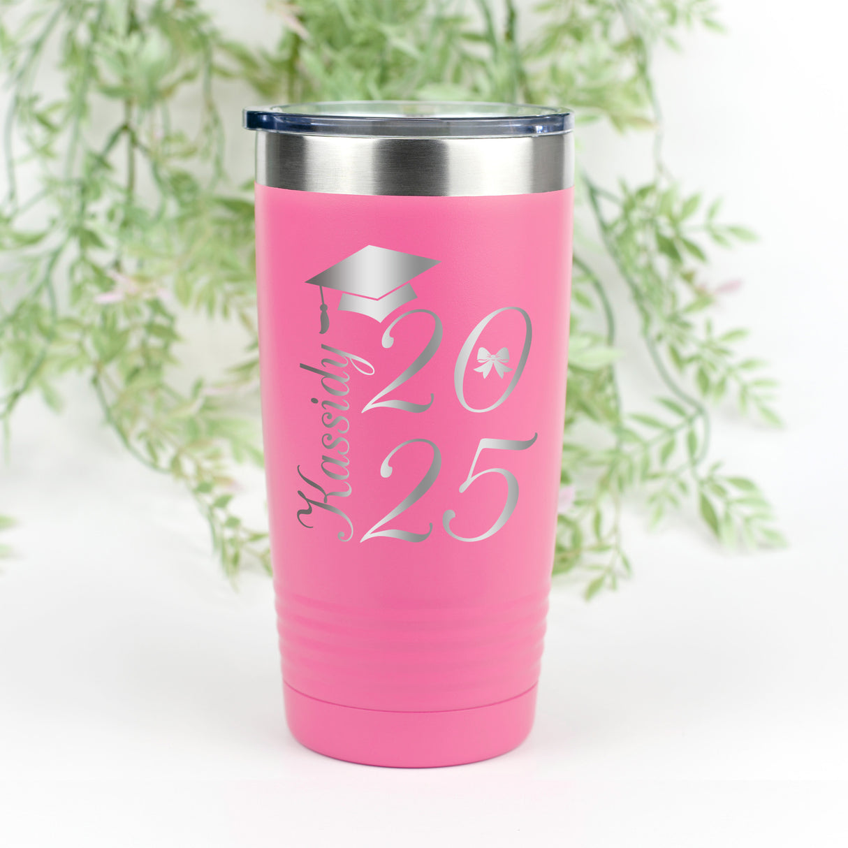 Unique Class of 2025 graduation keepsake gift, personalized for him or her, with name and year customization.