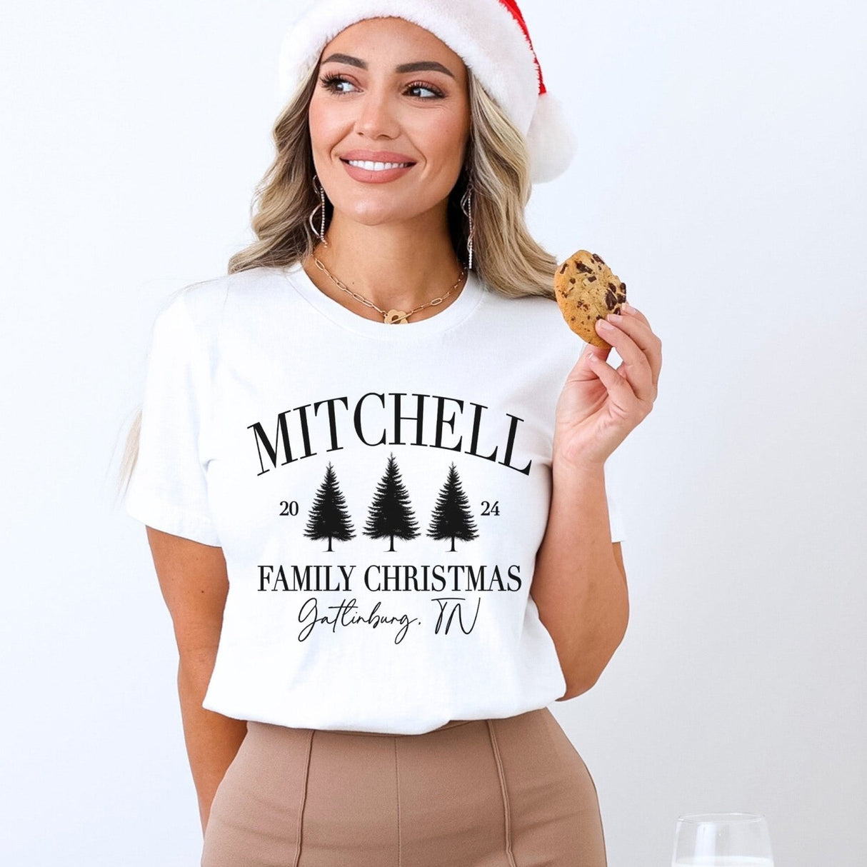 Personalized Matching Family Christmas Sweaters with Custom Year and Location - Gifts Are Blue