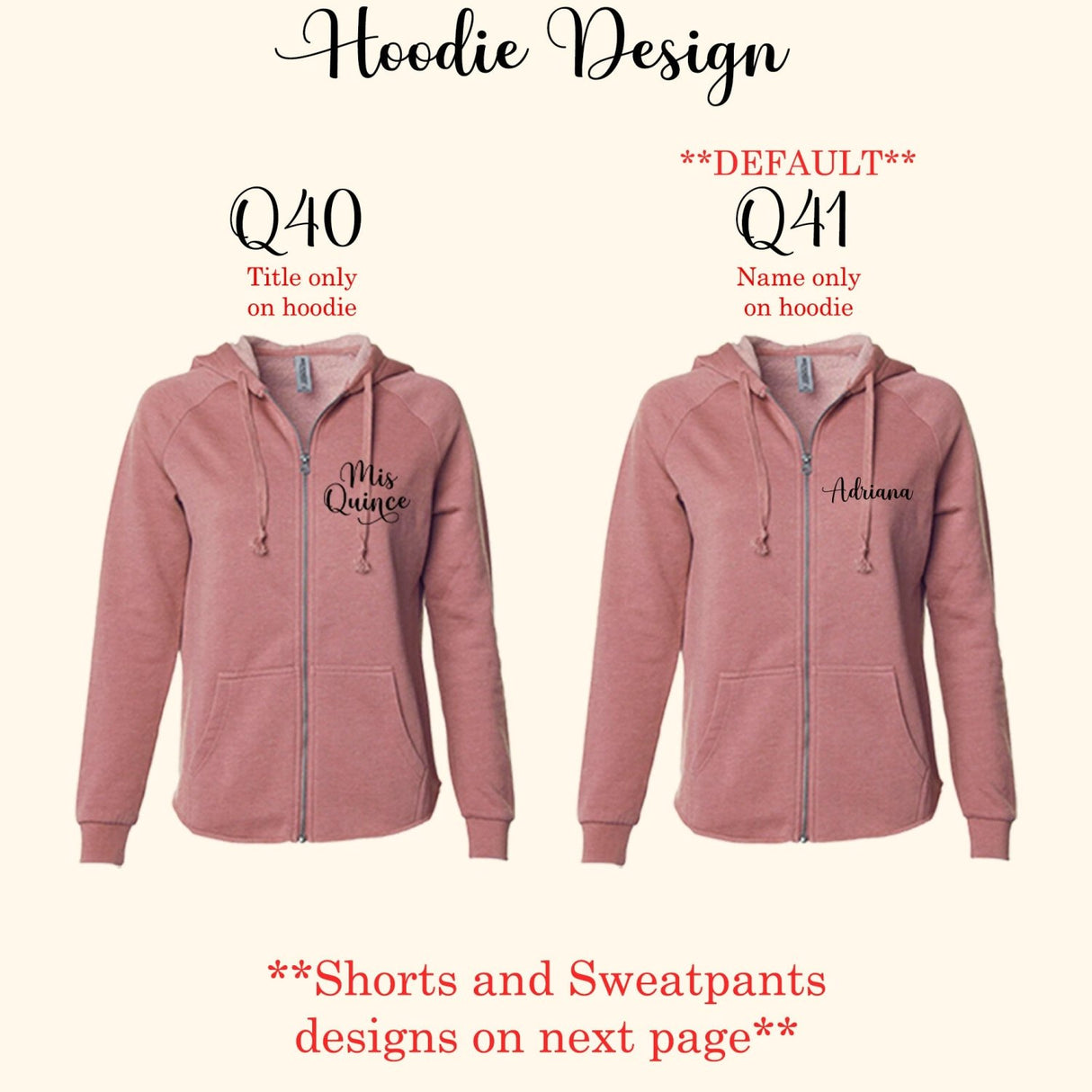 Personalized Mis Quince Años Two Piece Loungewear Set, Quinceañera Gift - Gifts Are Blue