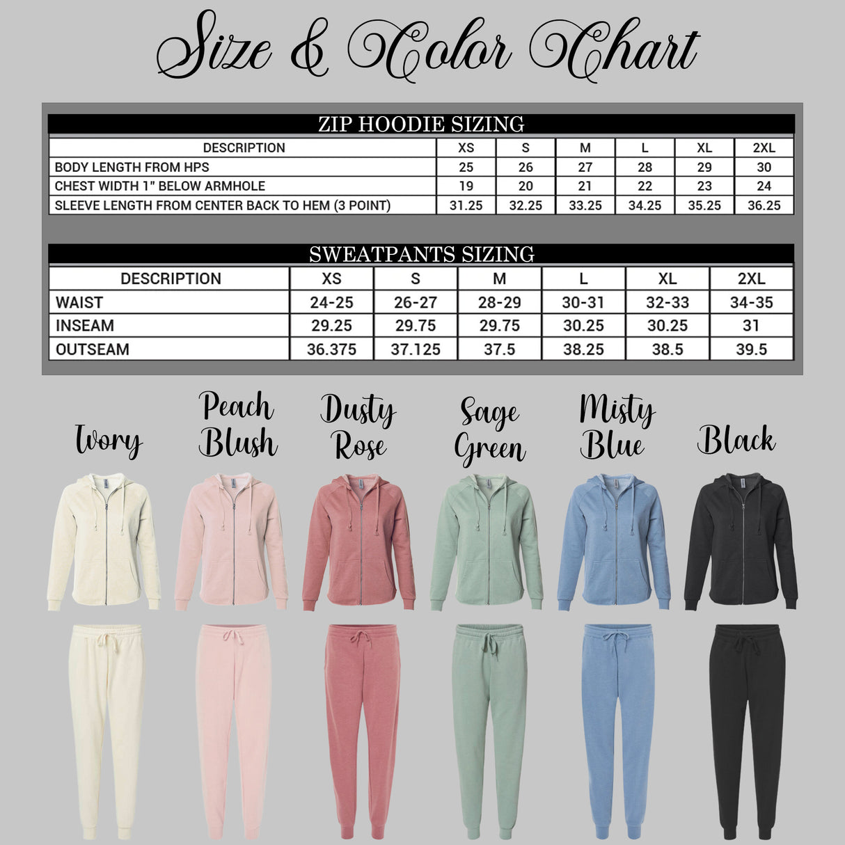 Personalized Bride and Bridesmaid Two Piece Loungewear Sets for Bridal Party