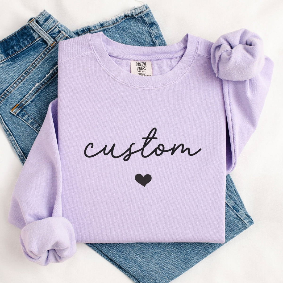 Custom bride shower gift. Personalized sweatshirt for bride or bridesmaid.