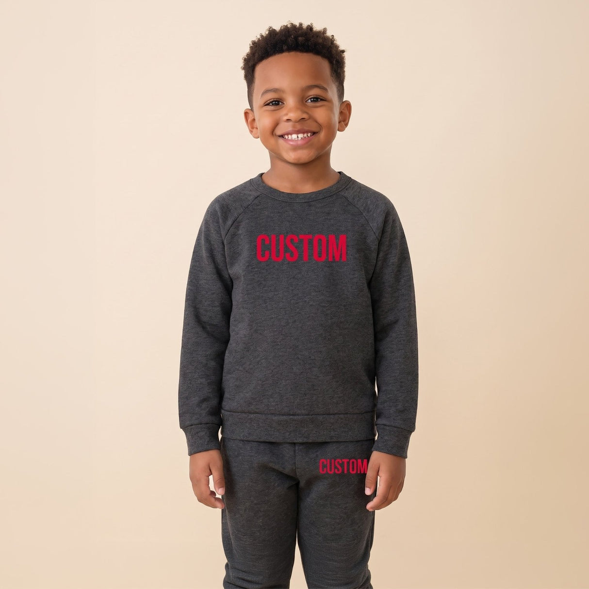 Custom Loungewear Set for Kids to Preteen, Toddler Hoodie no Drawstrings - Gifts Are Blue