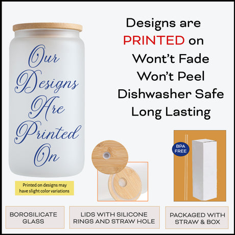 A Lovely Place to Be Is Reading Cute Frosted Iced Coffee Glass Tumbler for Book Lovers