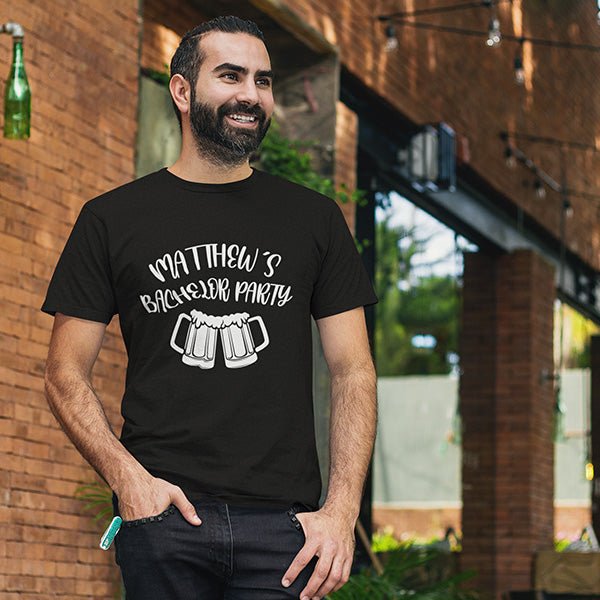 Bachelor Party Beer Shirt for Groom's Party - Gifts Are Blue