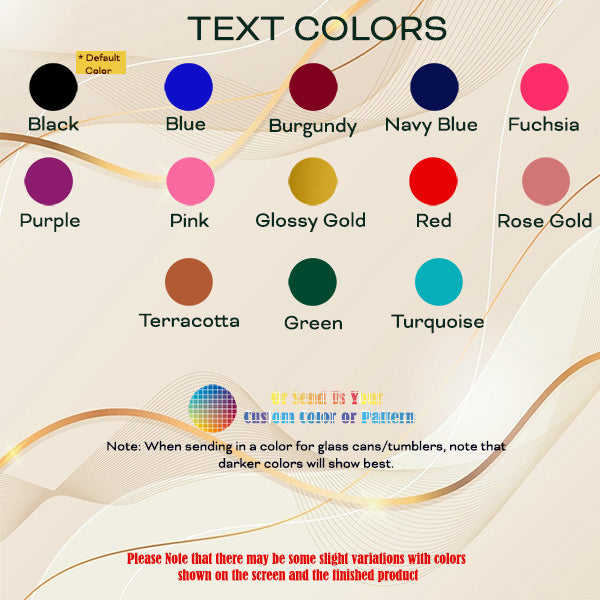 Personalized Birth Month Flower Iced Coffee Glass Tumbler with Name