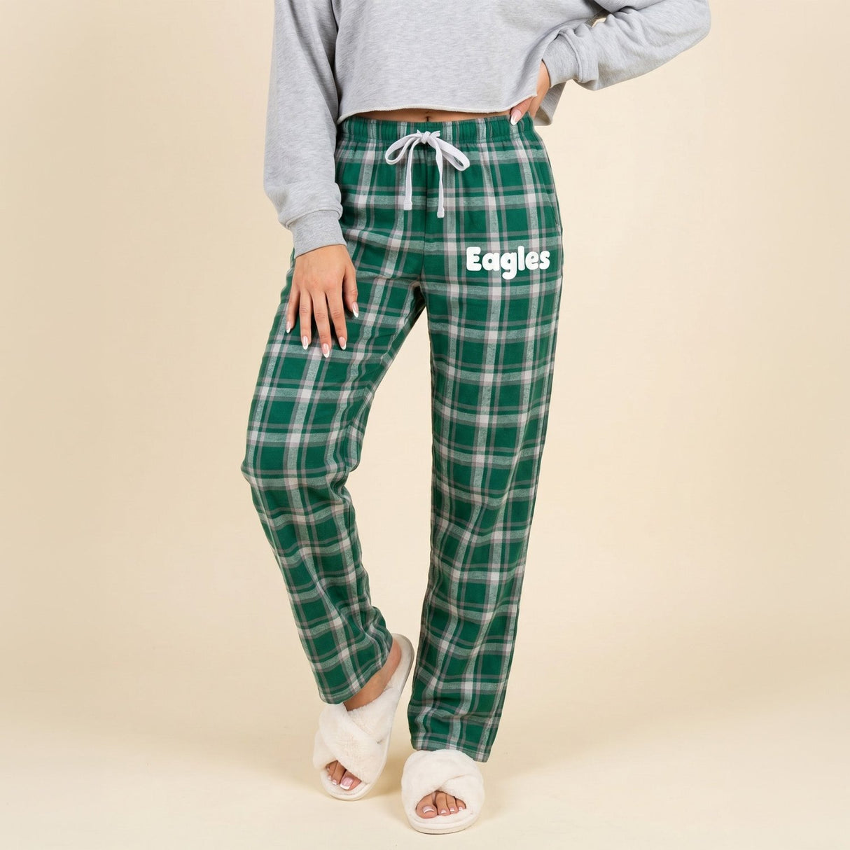 Custom College Pajama Pants for Women, Personalized PJ Pants for College Students - Gifts Are Blue